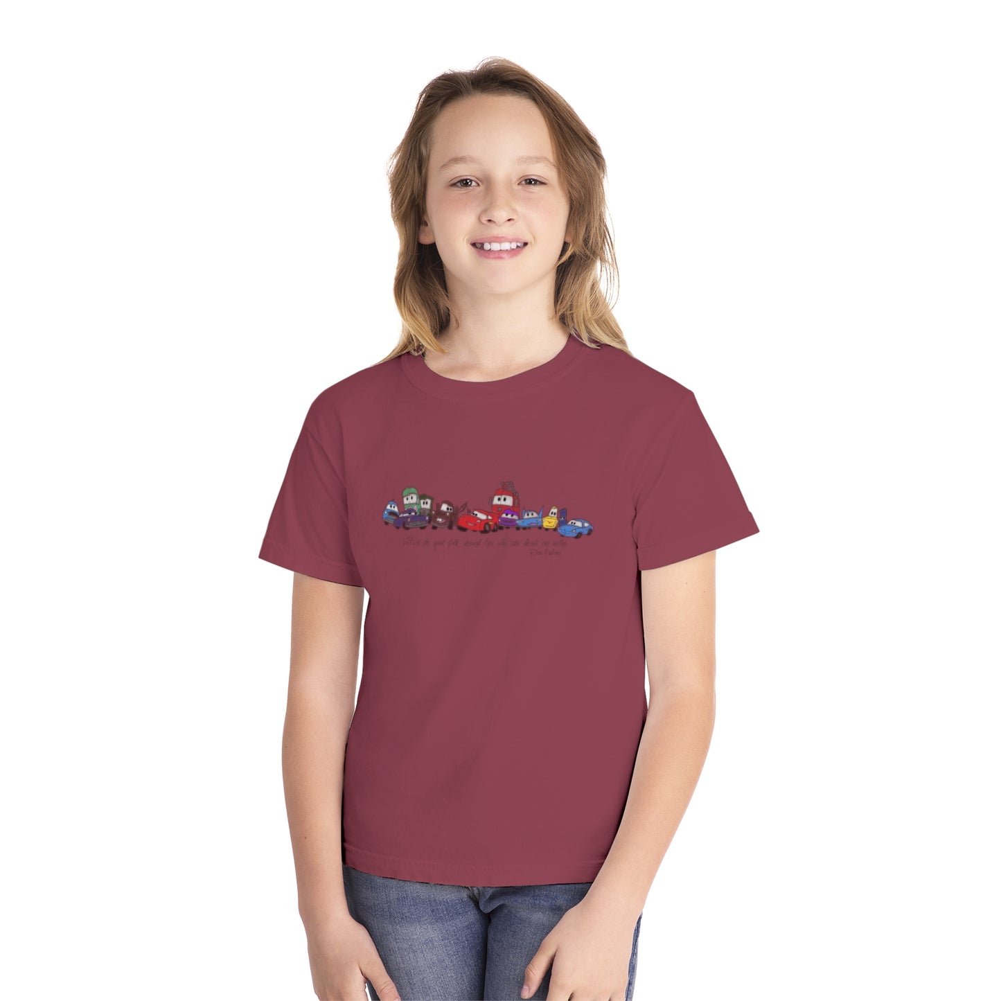 Good Folk Cars Youth Tee