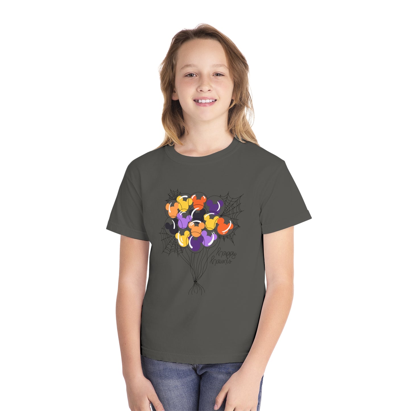 Spooky Mickey Balloon Youth Tee