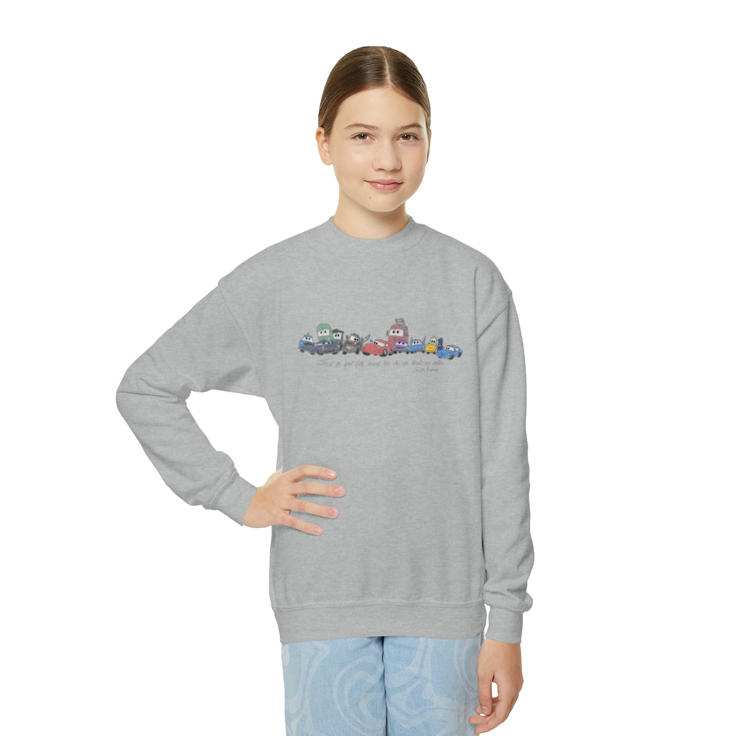 Good Folk Cars Youth Sweatshirt