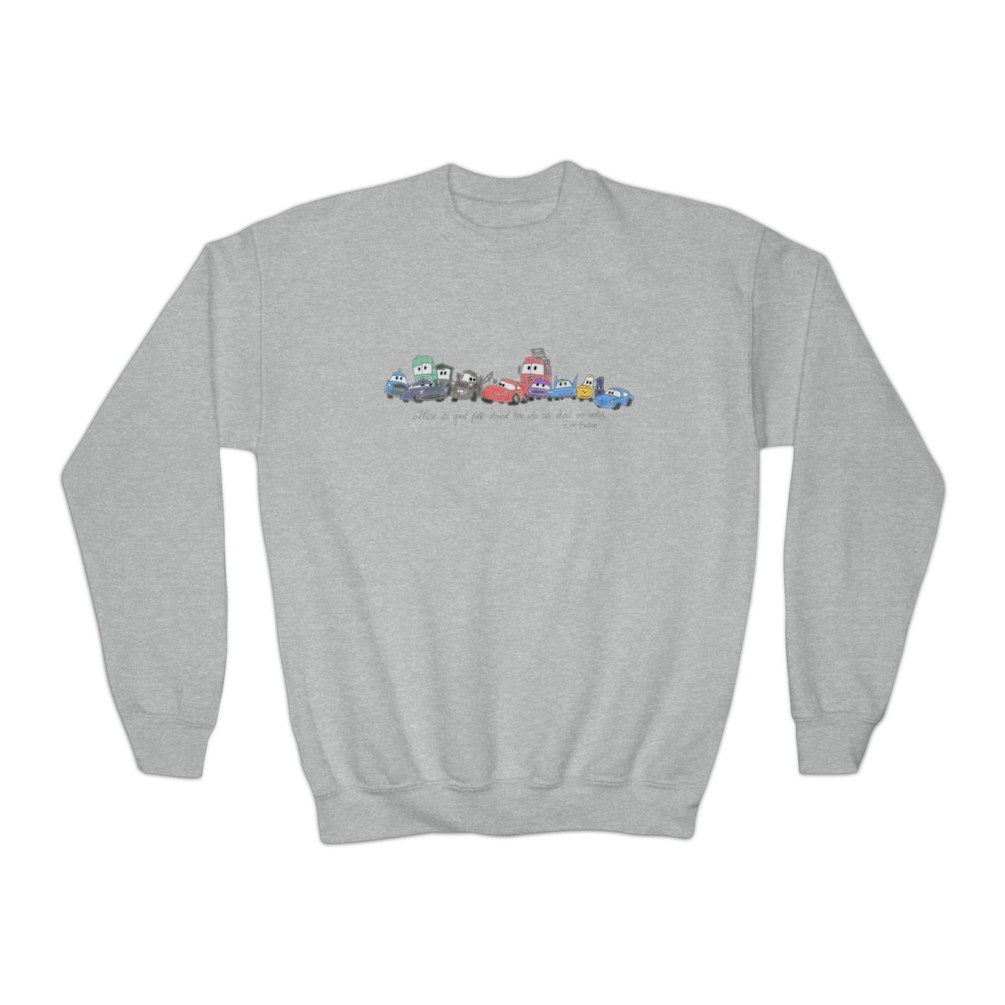 Good Folk Cars Youth Sweatshirt