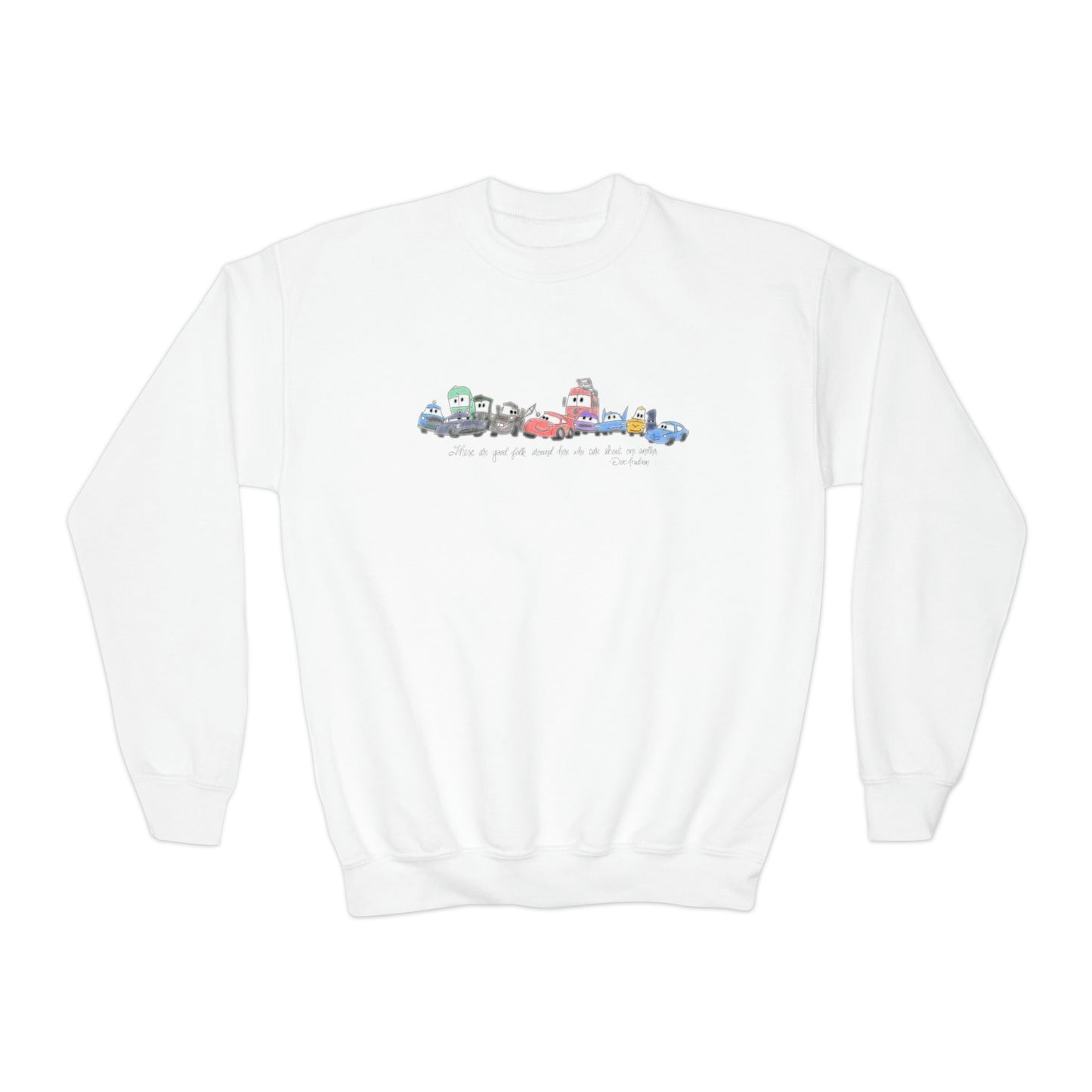 Good Folk Cars Youth Sweatshirt