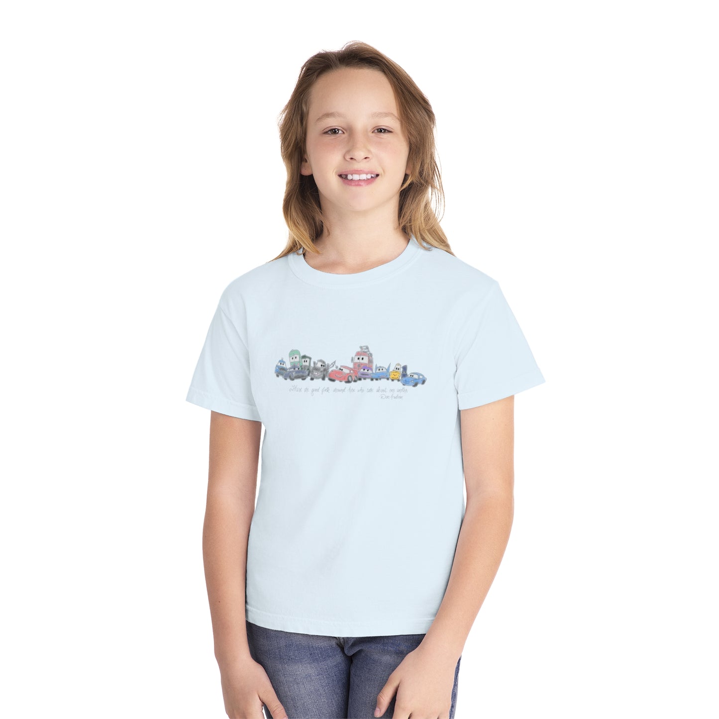 Good Folk Cars Youth Tee