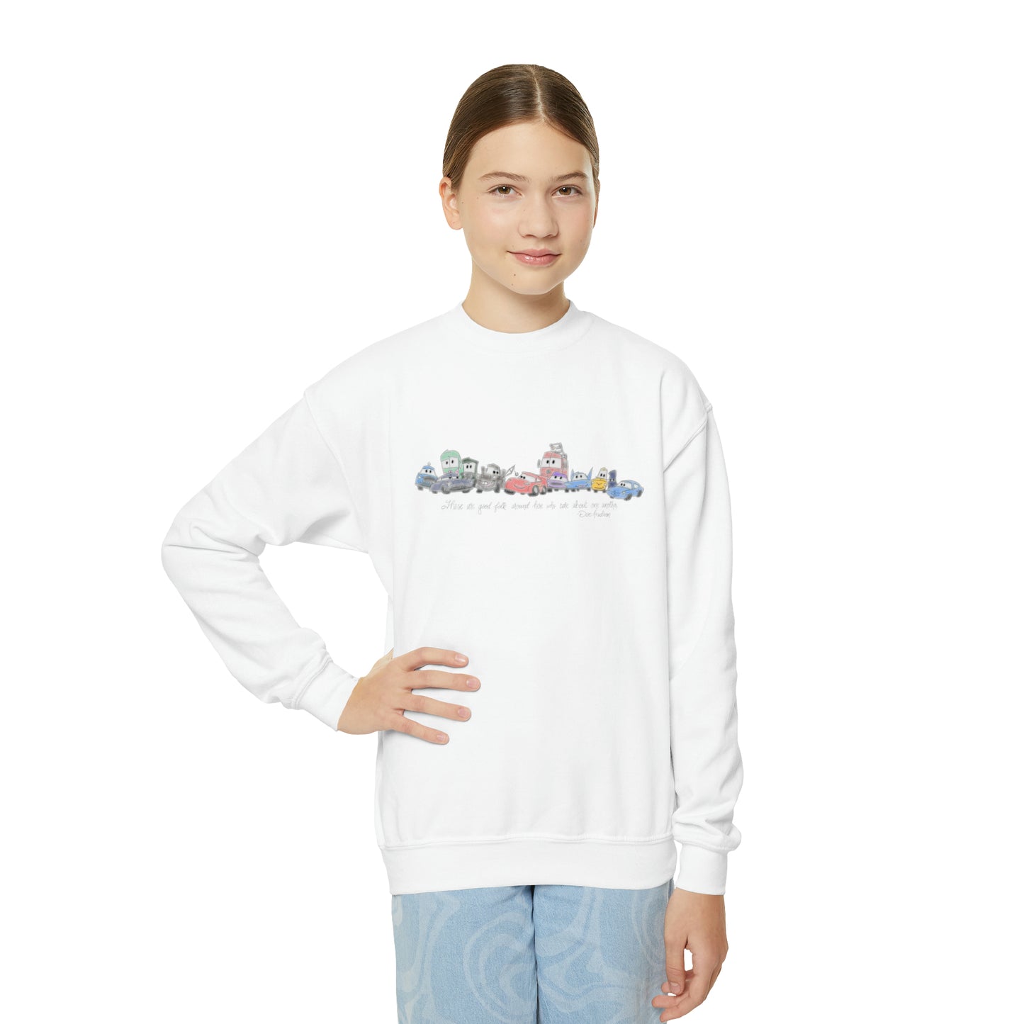 Good Folk Cars Youth Sweatshirt