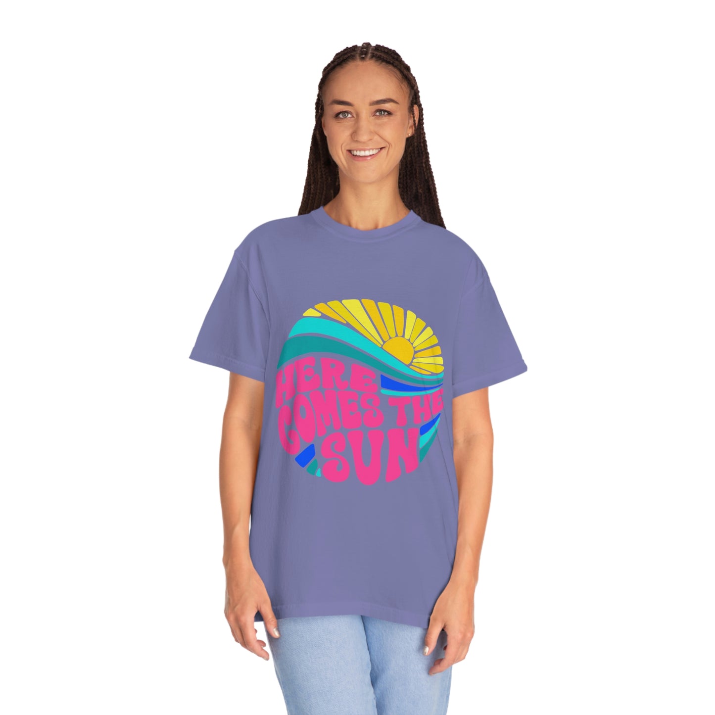 Here Comes the Sun Pink Tee