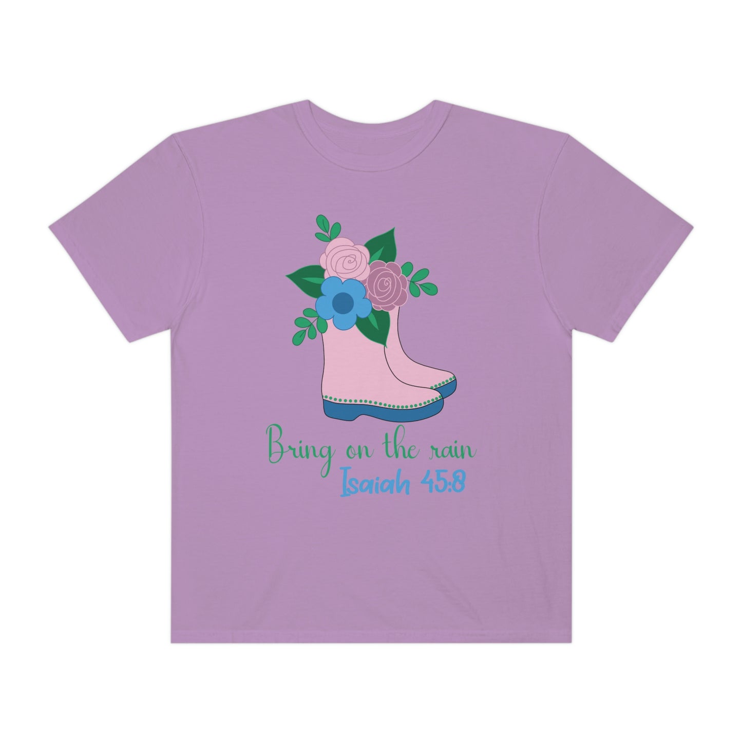 Pink and Purple Bring on the Rain Tee