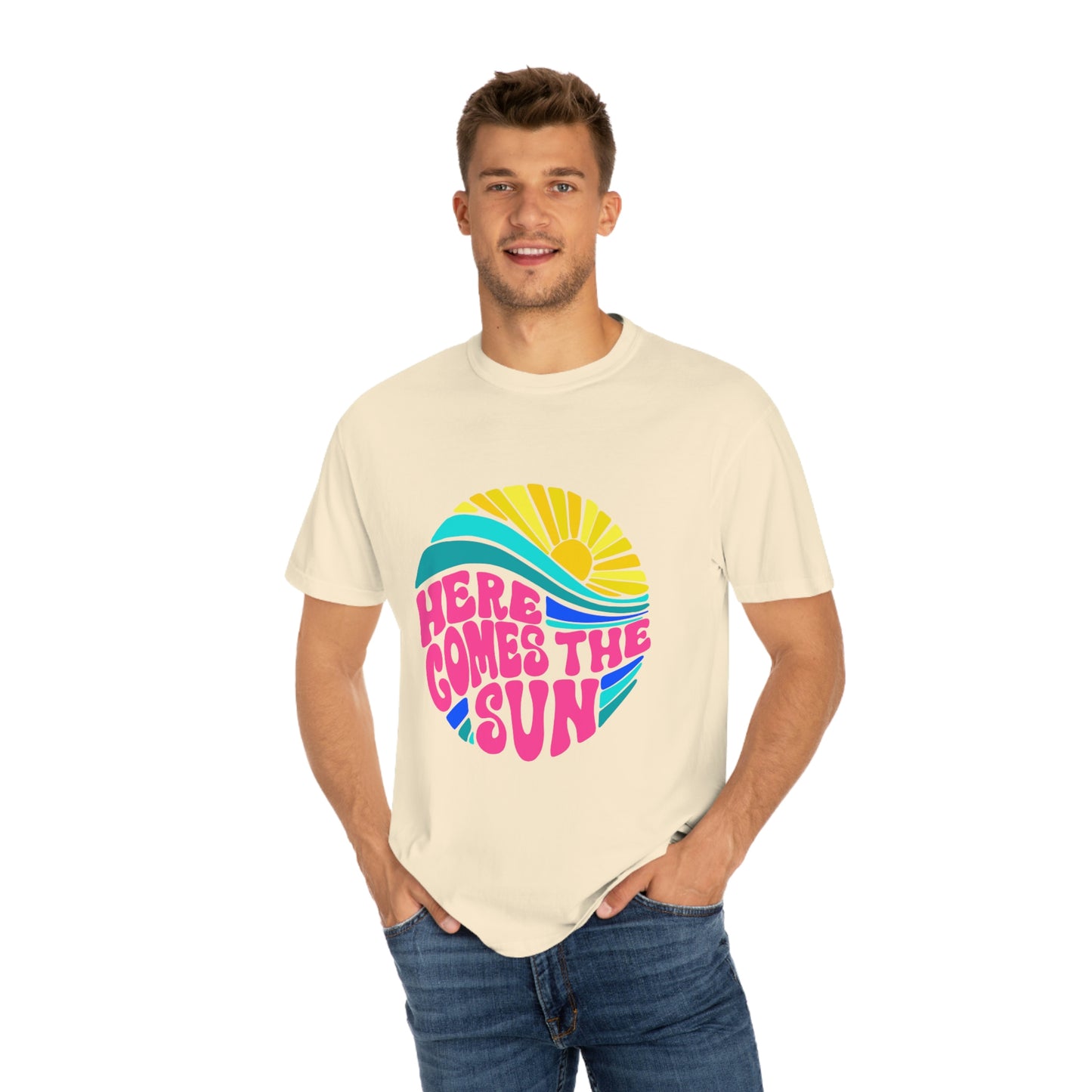 Here Comes the Sun Pink Tee