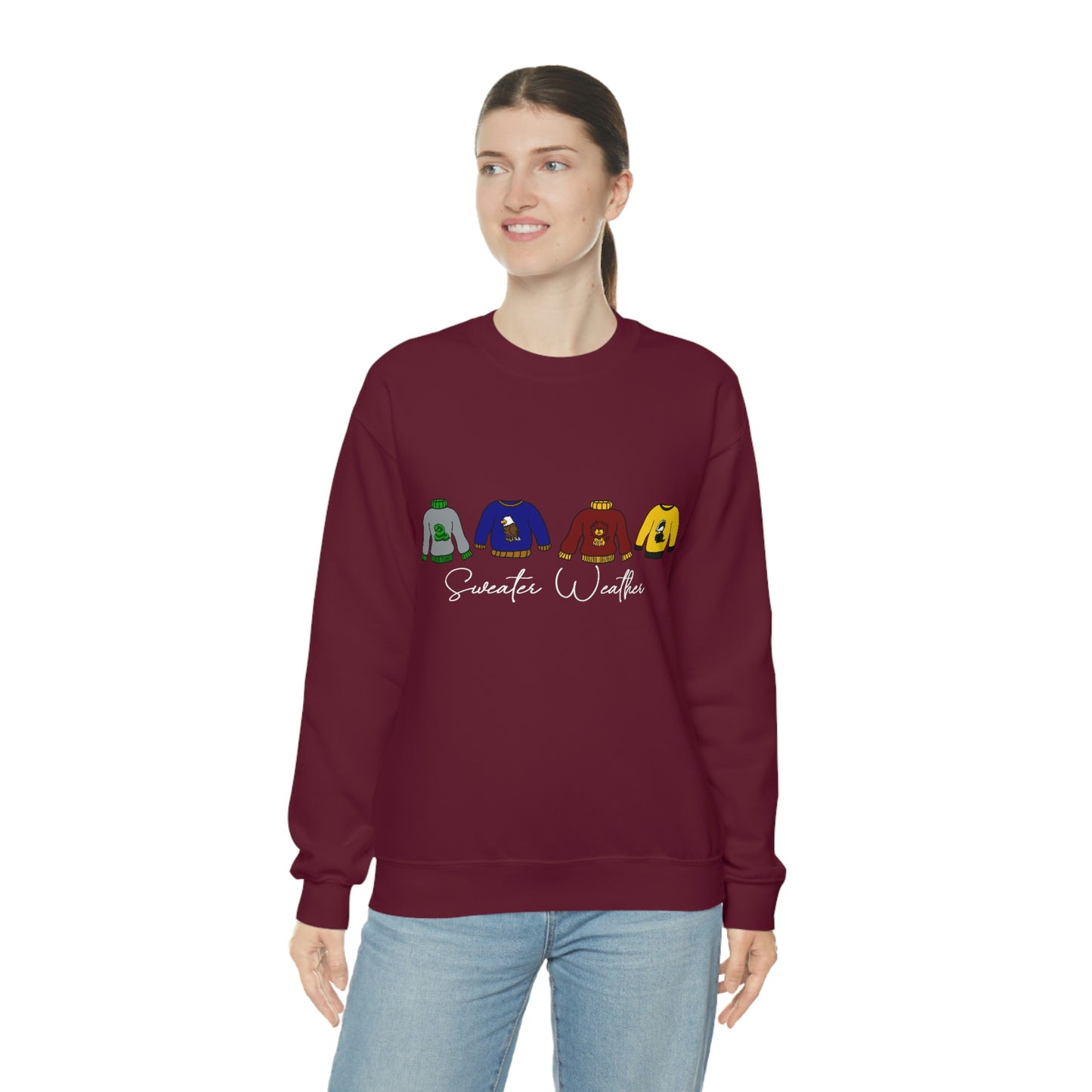 Hogwarts Sweater Weather Unisex Heavy Blend™ Crewneck Sweatshirt