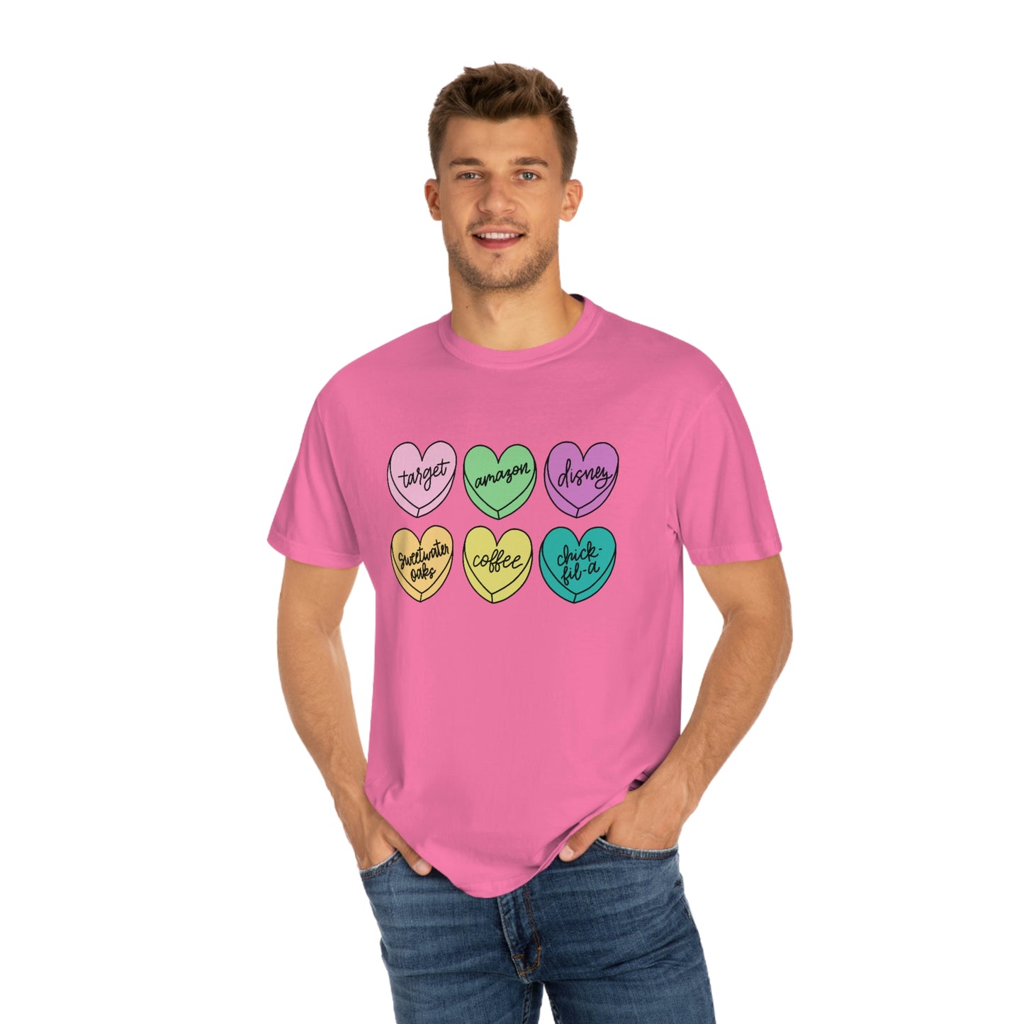 Basic Conversation Hearts Tee