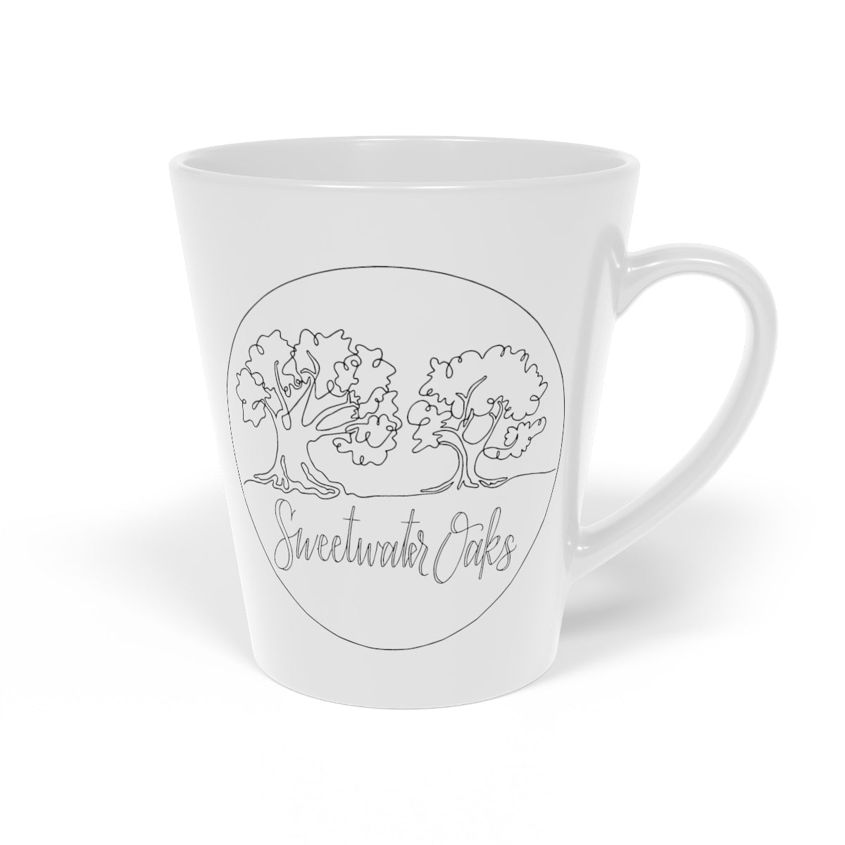 Sweetwater Oaks Logo Latte Mug, 12oz