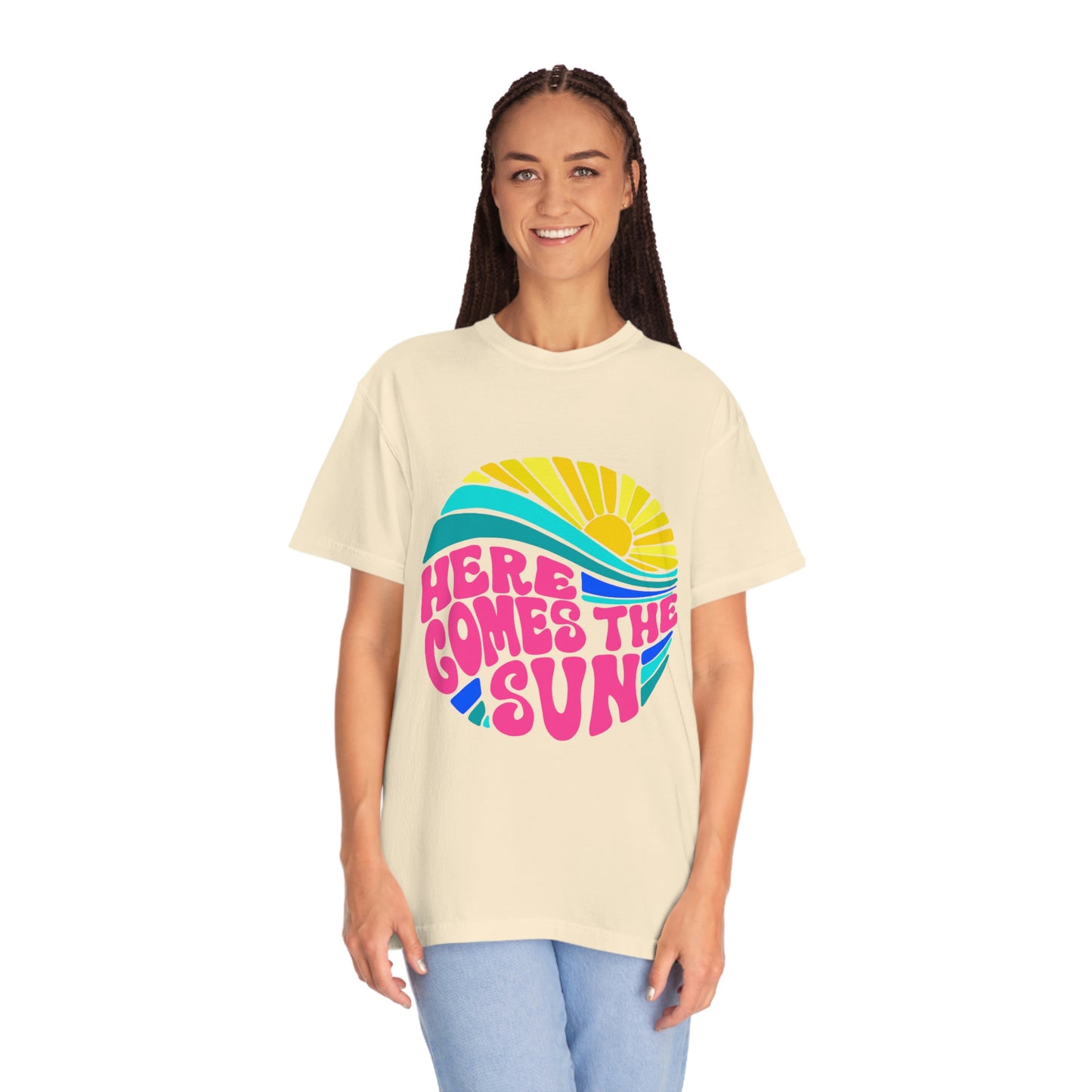 Here Comes the Sun Pink Tee