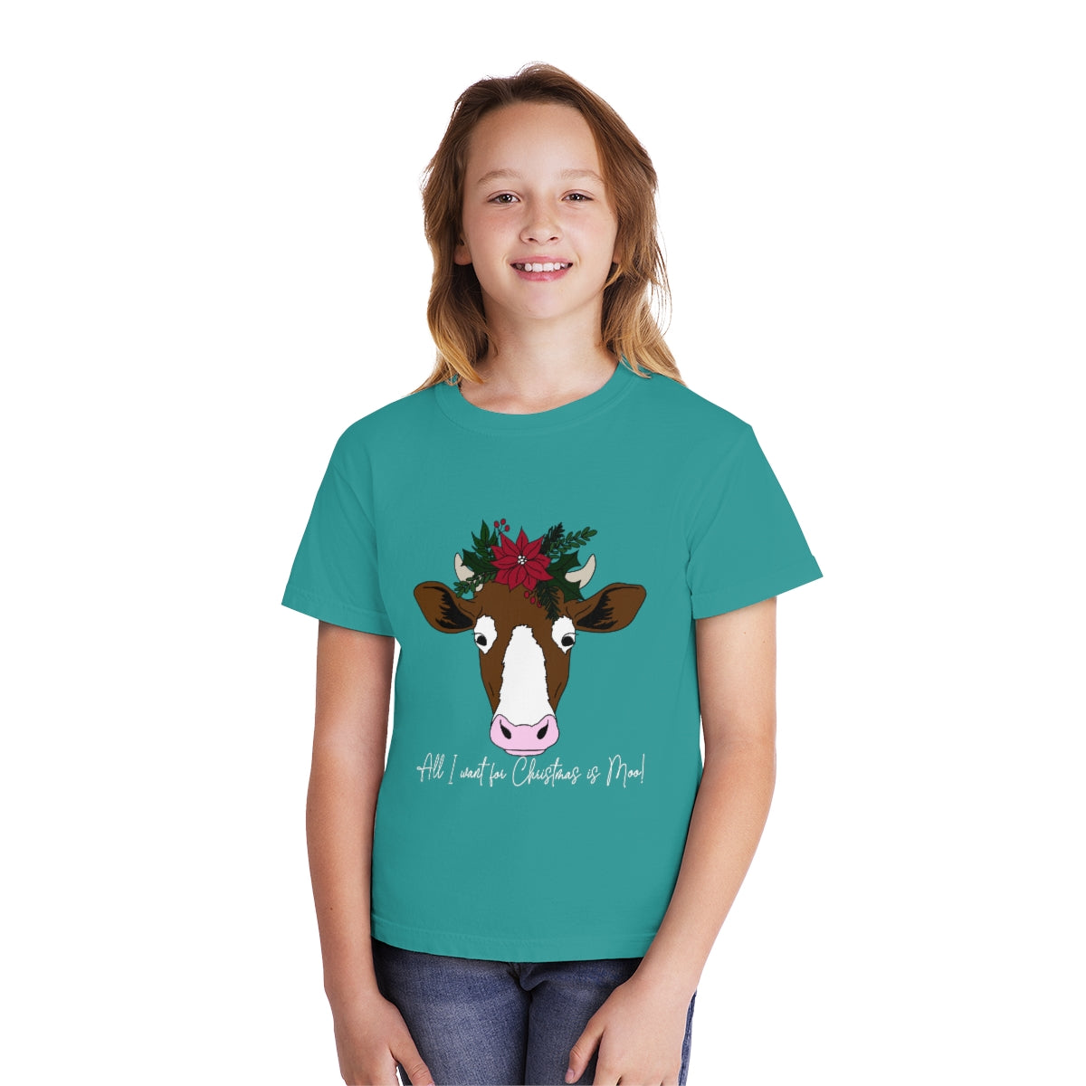 All I Want For Christmas is Moo! YOUTH Tee