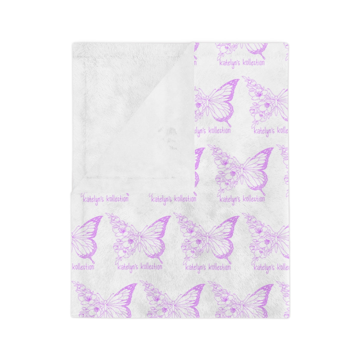 Katelyn’s Kollection Original Butterfly Velveteen Minky Blanket