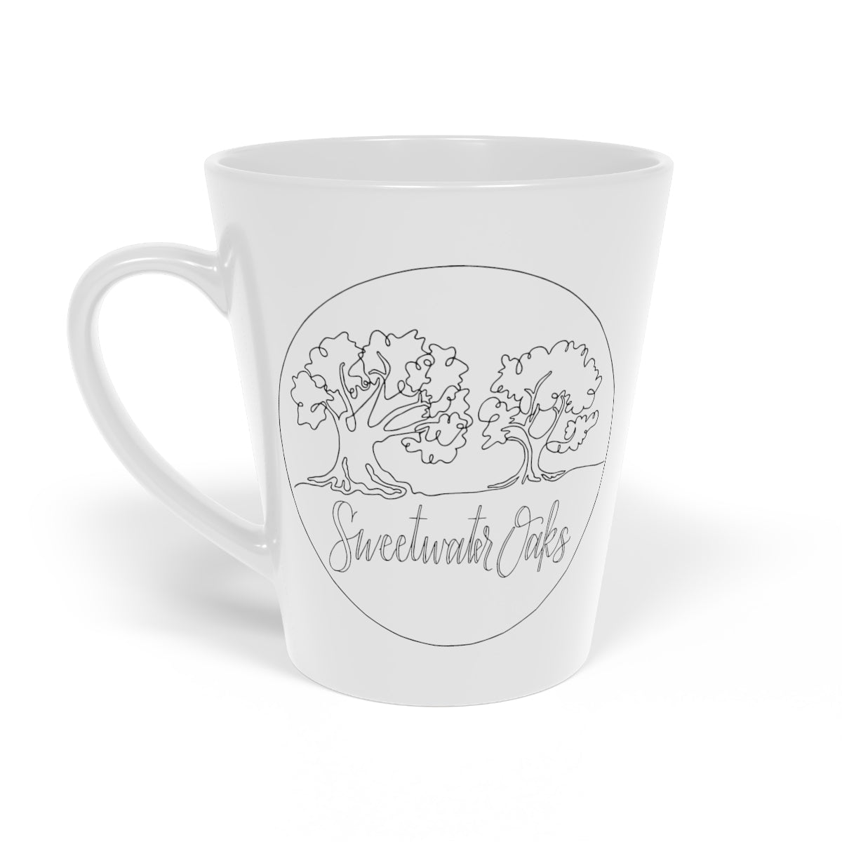 Sweetwater Oaks Logo Latte Mug, 12oz