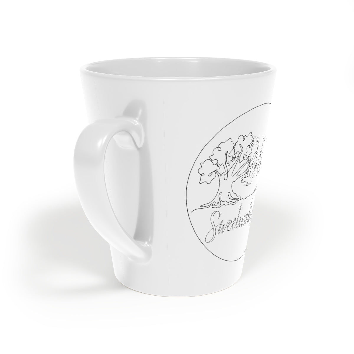 Sweetwater Oaks Logo Latte Mug, 12oz