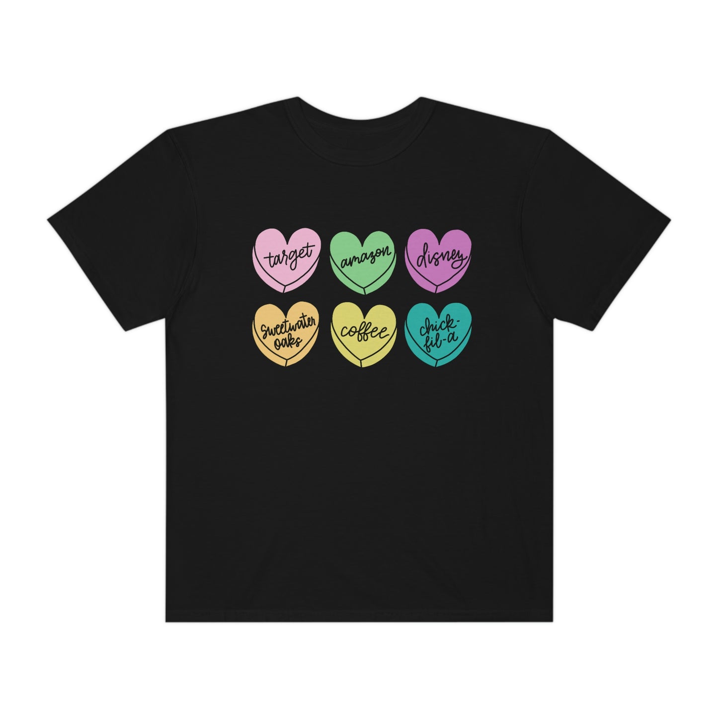 Basic Conversation Hearts Tee