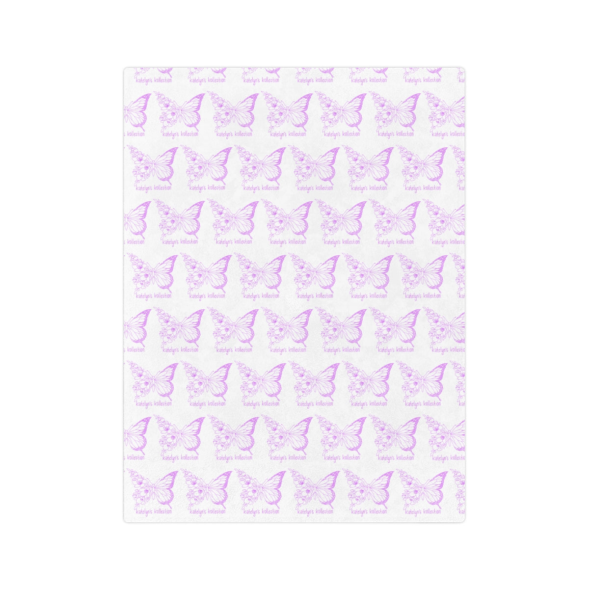 Katelyn’s Kollection Original Butterfly Velveteen Minky Blanket