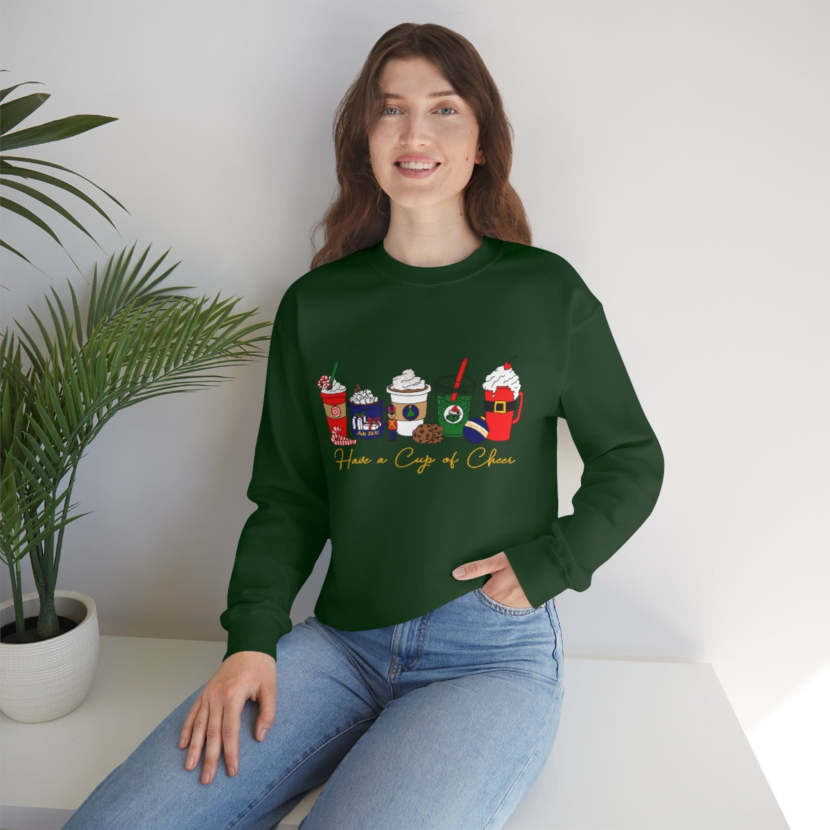 Have a Cup of Cheer Unisex Heavy Blend™ Crewneck Sweatshirt