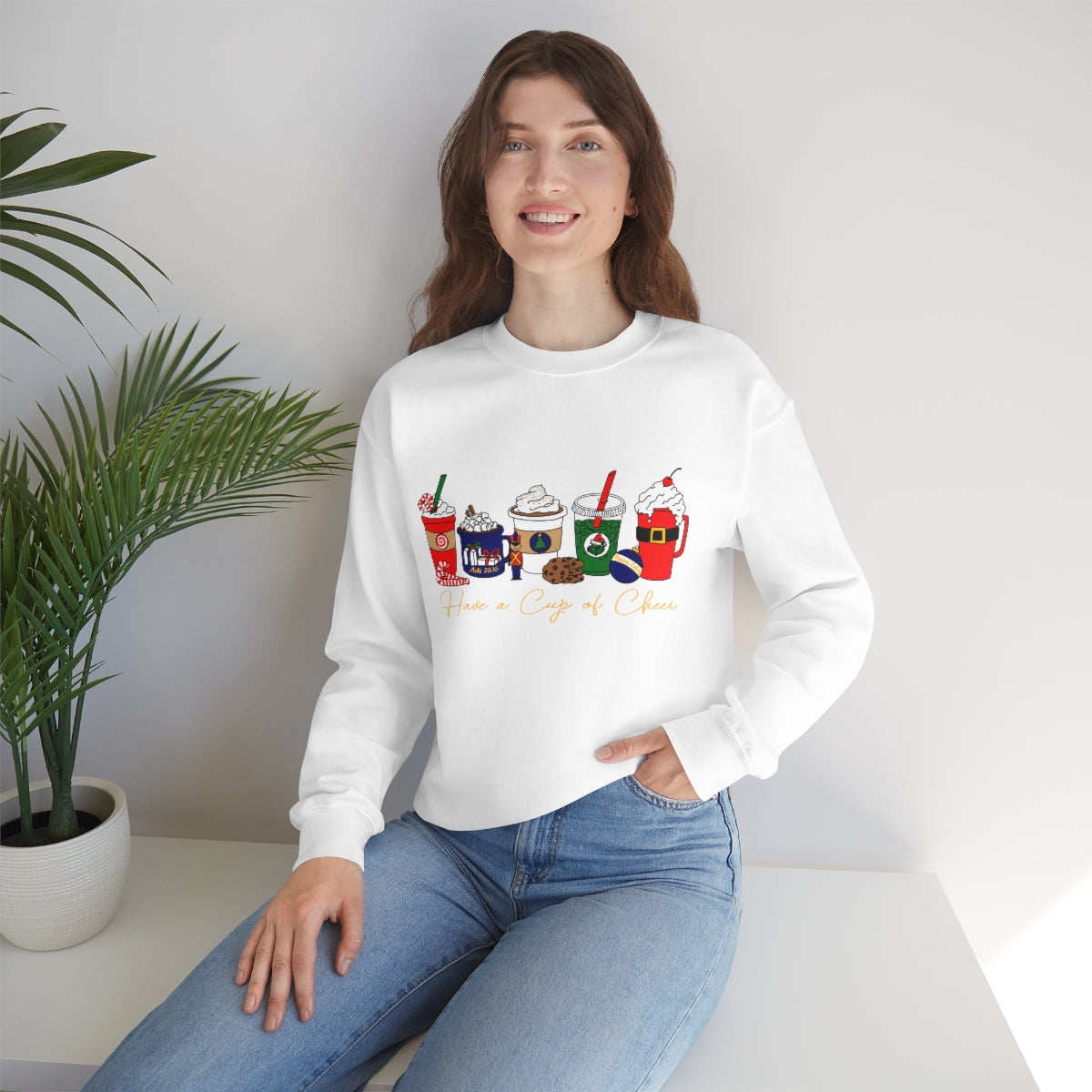 Have a Cup of Cheer Unisex Heavy Blend™ Crewneck Sweatshirt