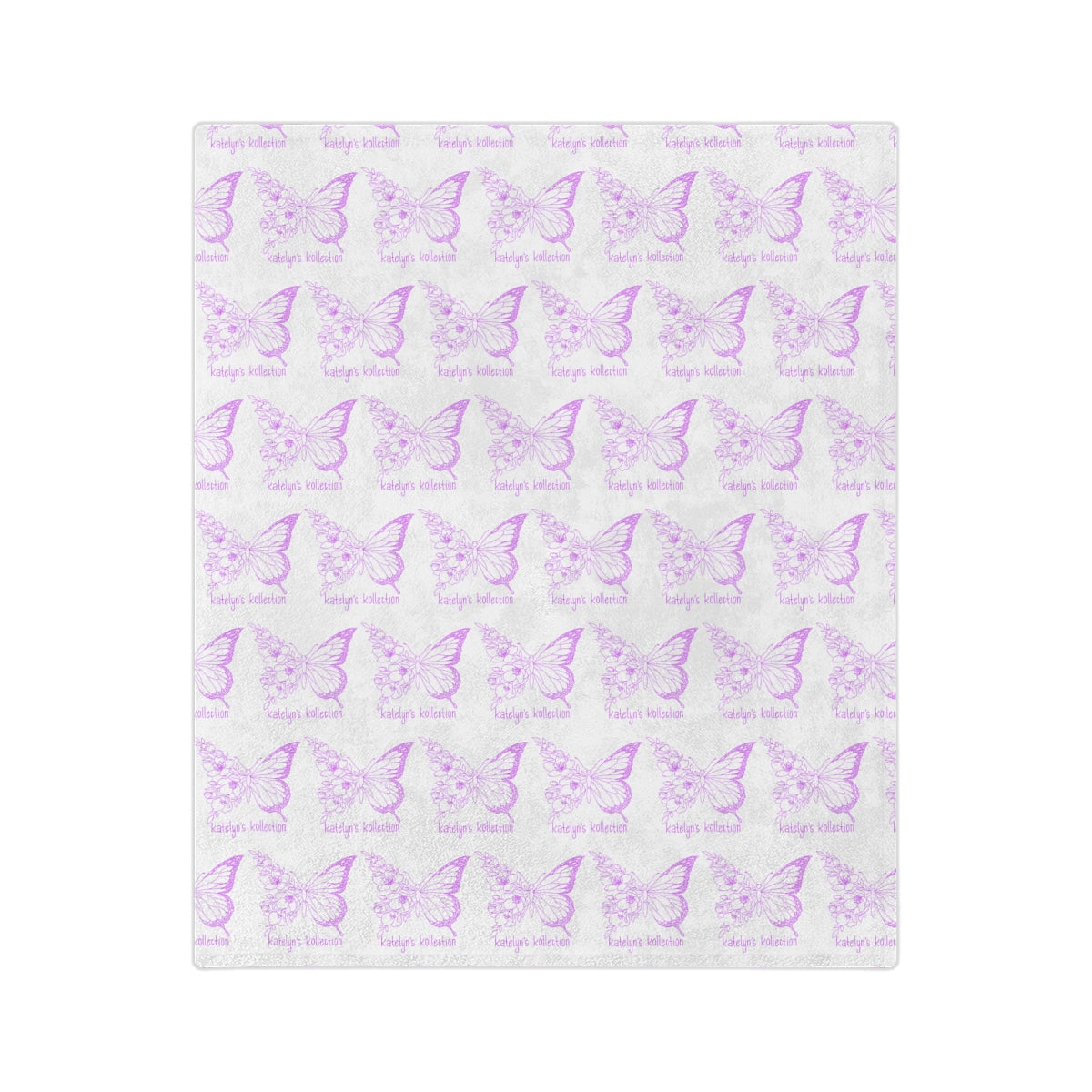 Katelyn’s Kollection Original Butterfly Velveteen Minky Blanket