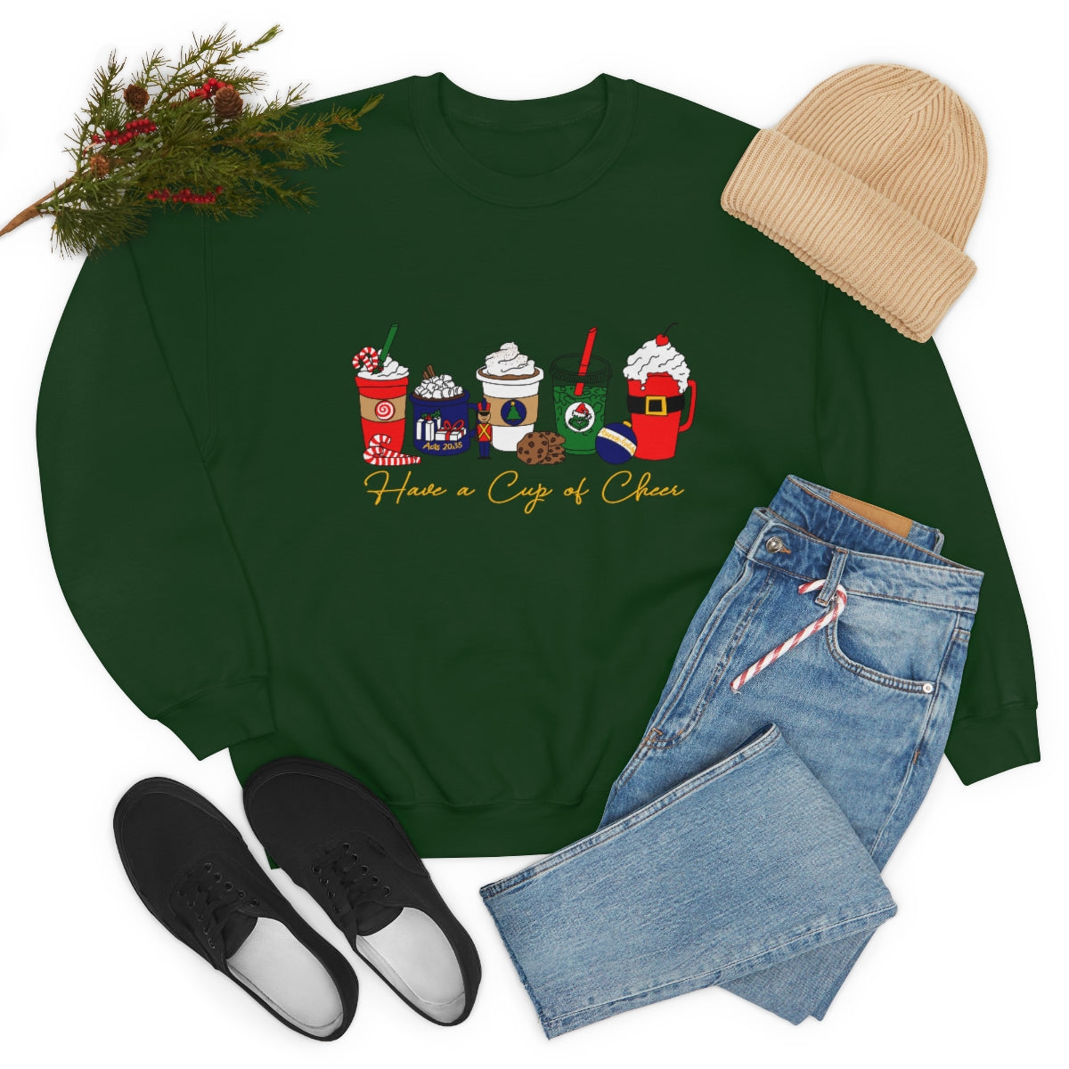 Have a Cup of Cheer Unisex Heavy Blend™ Crewneck Sweatshirt