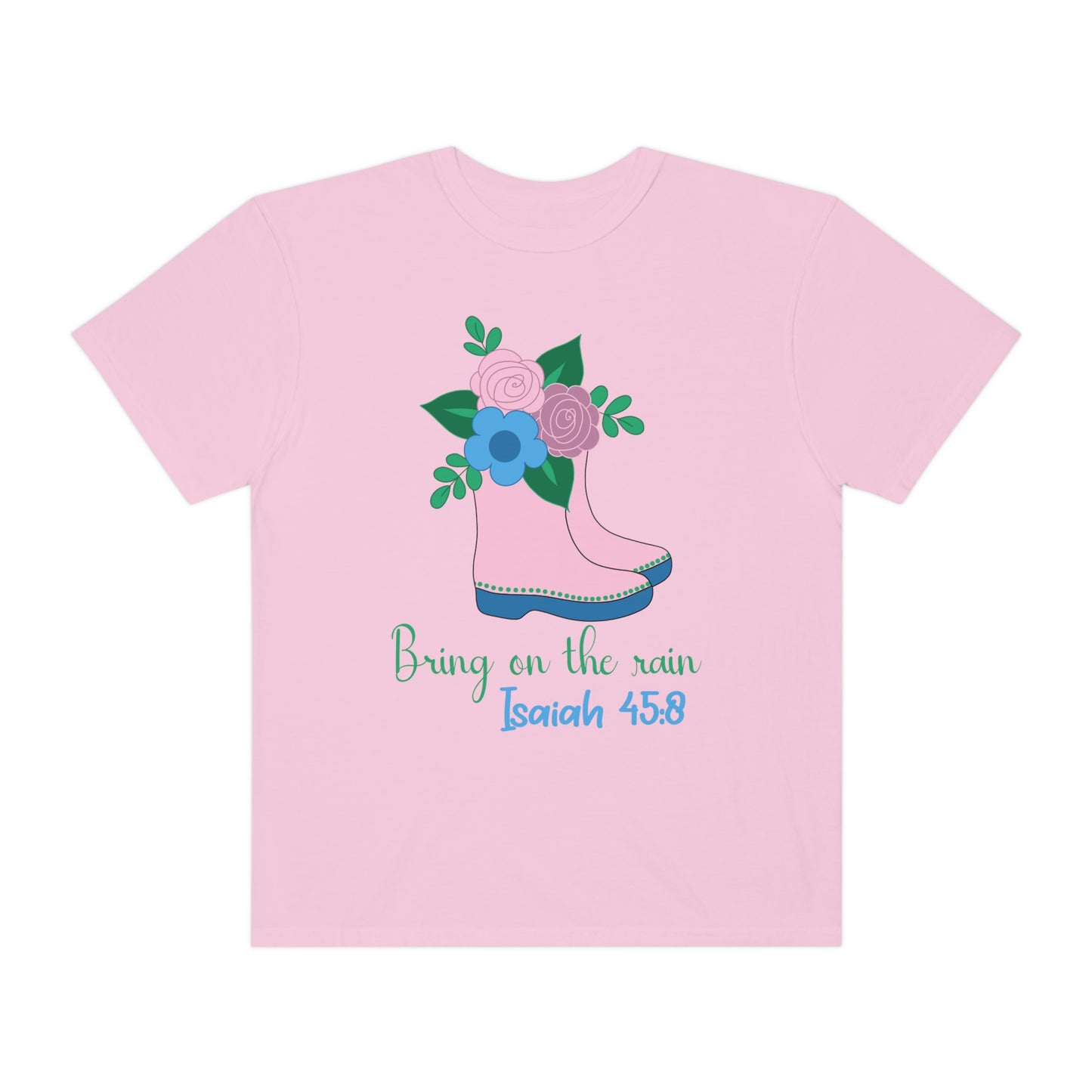 Pink and Purple Bring on the Rain Tee