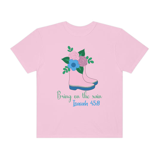 Pink and Purple Bring on the Rain Tee