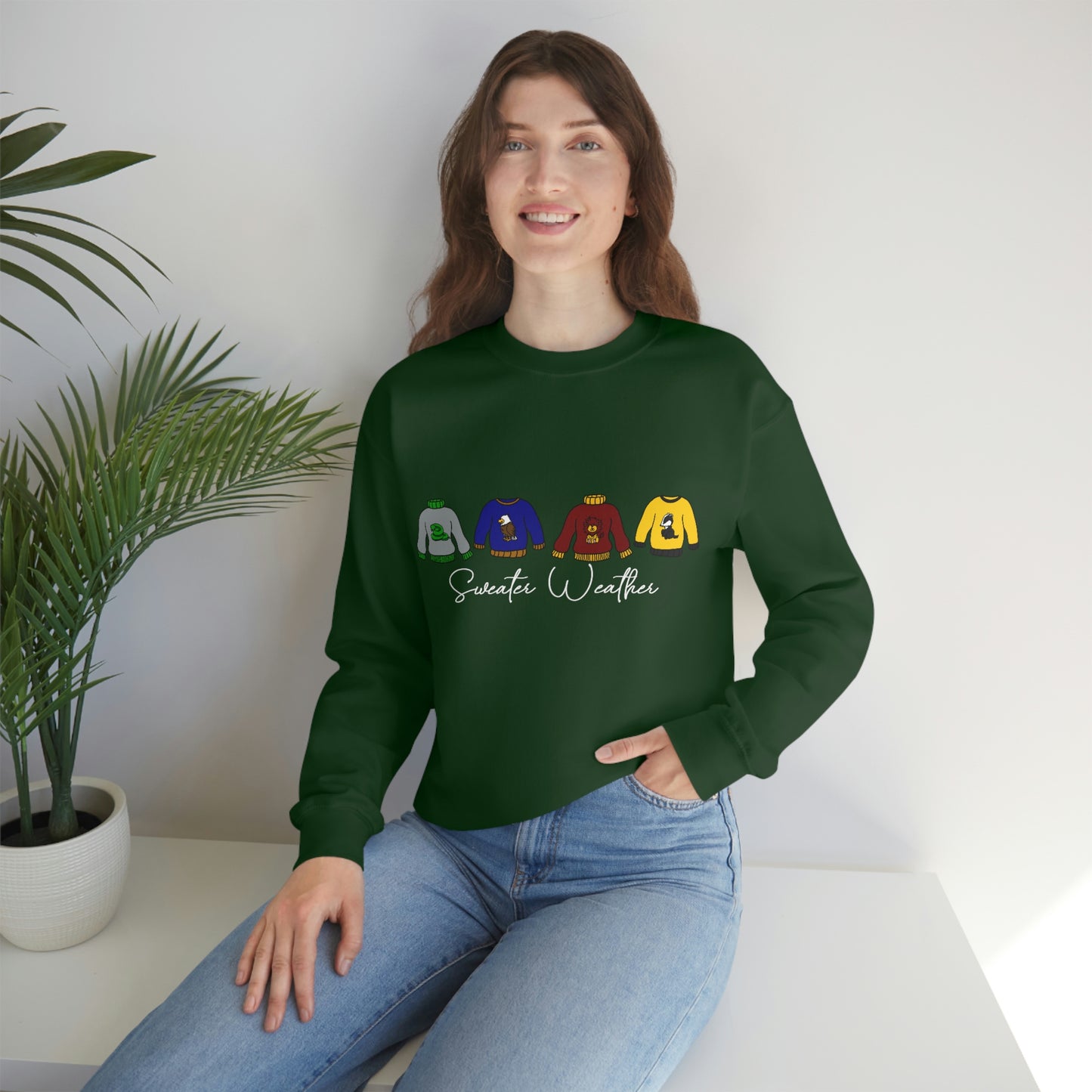 Hogwarts Sweater Weather Unisex Heavy Blend™ Crewneck Sweatshirt