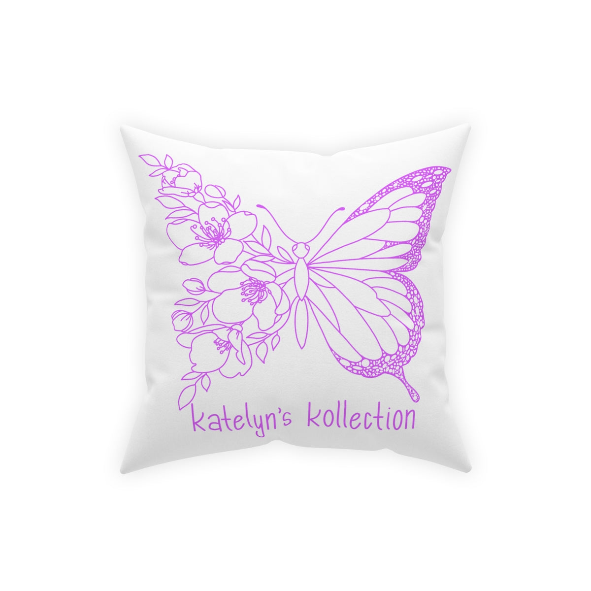 Katelyn’s Kollection Original Butterfly Broadcloth Pillow