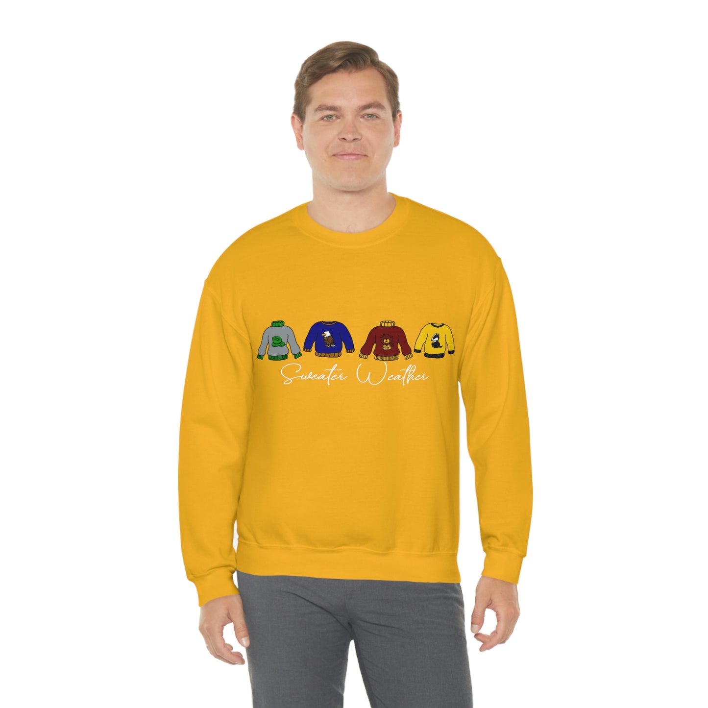 Hogwarts Sweater Weather Unisex Heavy Blend™ Crewneck Sweatshirt