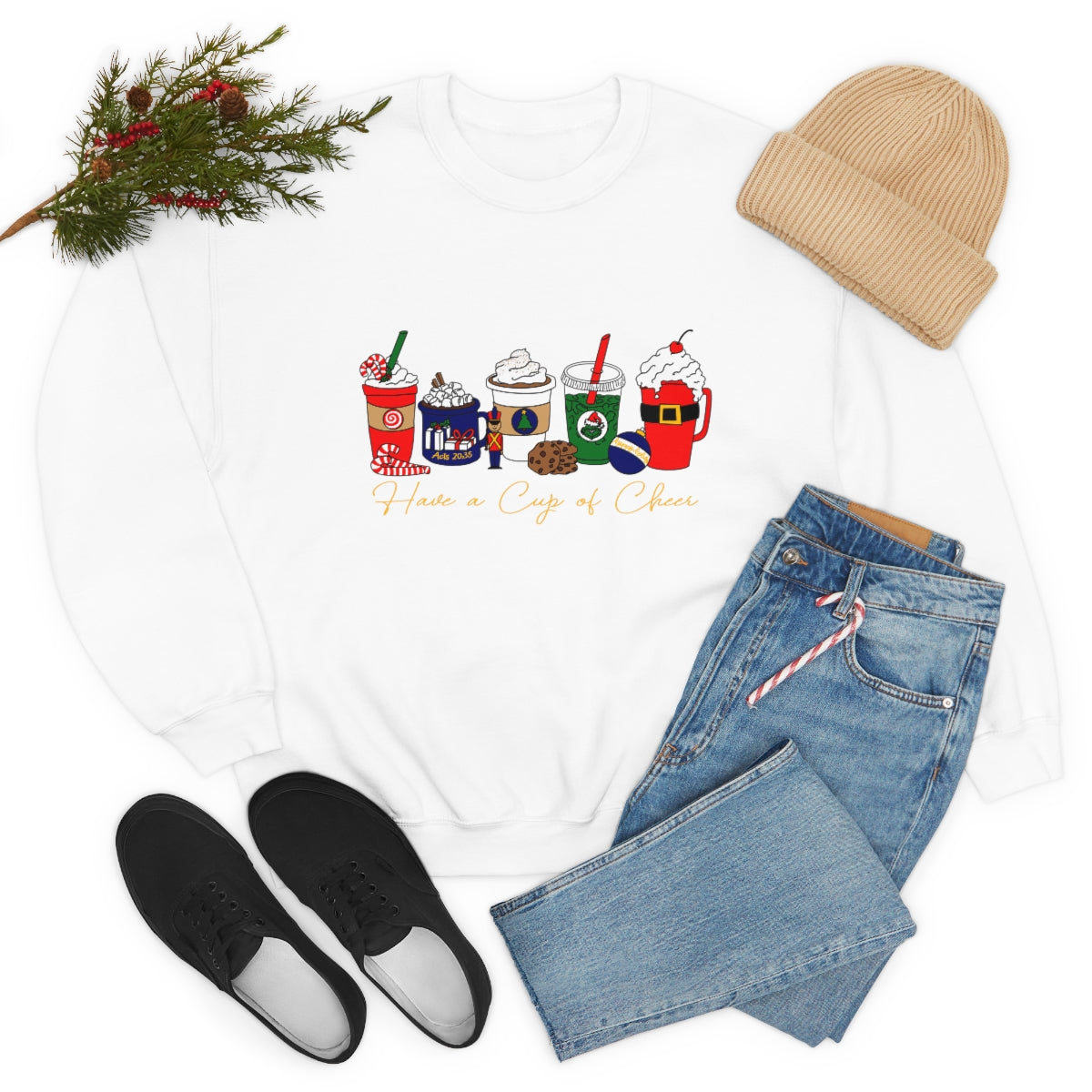 Have a Cup of Cheer Unisex Heavy Blend™ Crewneck Sweatshirt