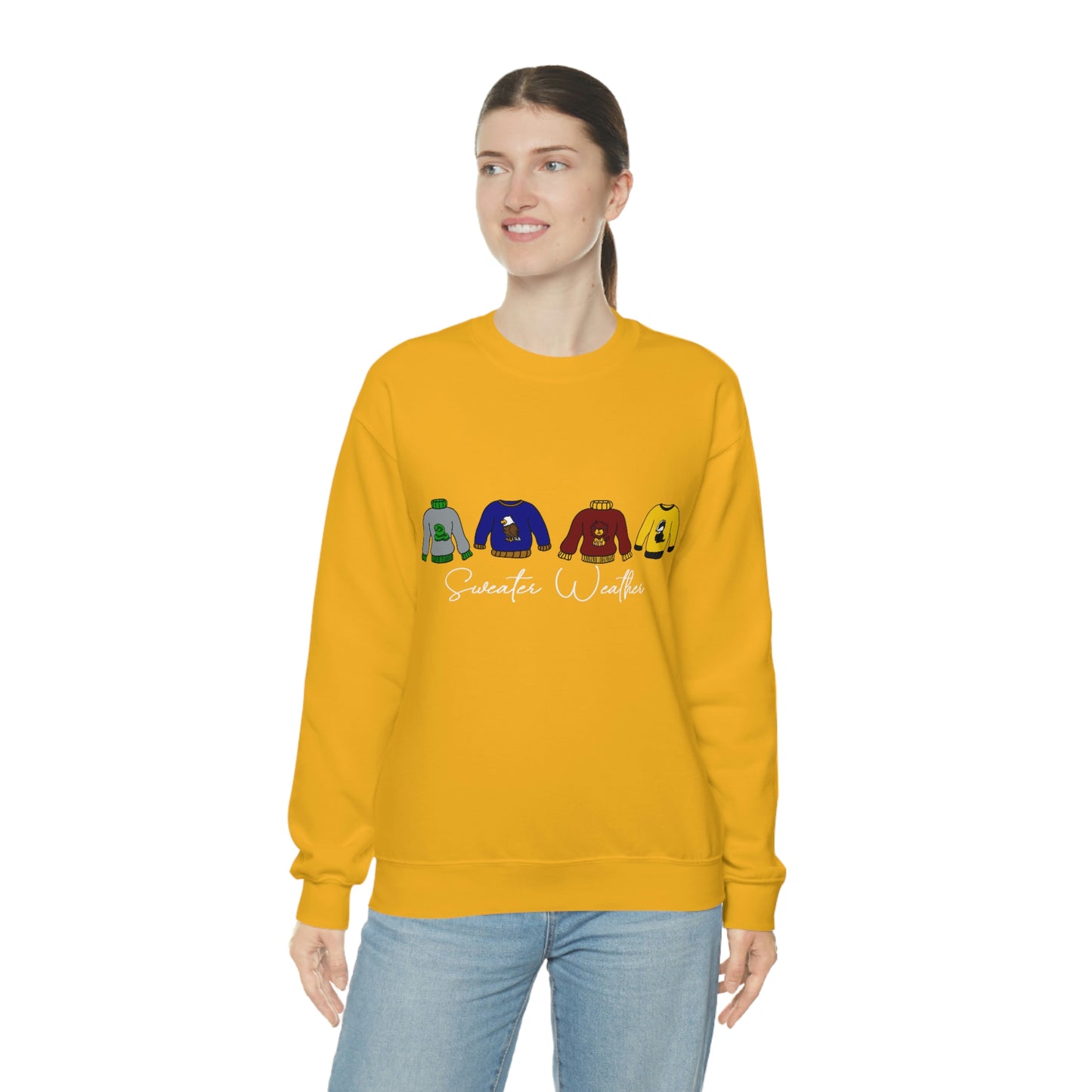 Hogwarts Sweater Weather Unisex Heavy Blend™ Crewneck Sweatshirt